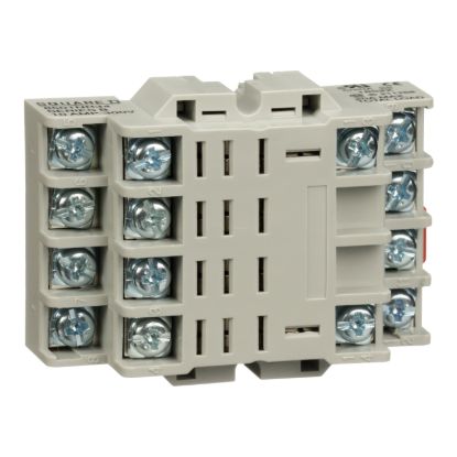 Picture of Relay Socket, Harmony 8501R, 14 pins, double tiered screw clamp terminals, DIN rail/panel mount, 10A, 300V AC