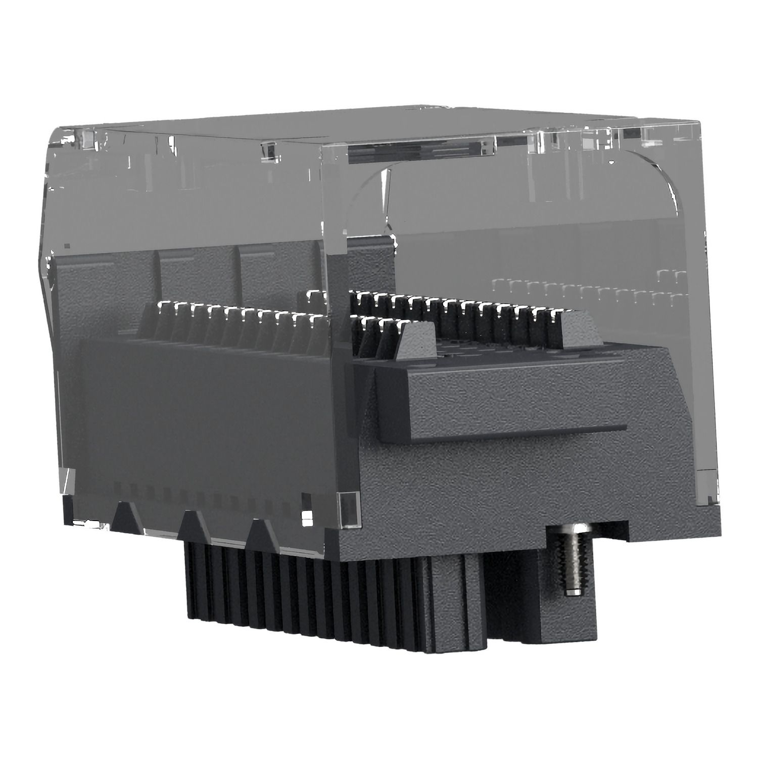 Picture of terminal block, Modicon X80, 28-pin removable spring, 1 x 0.34..1mm2