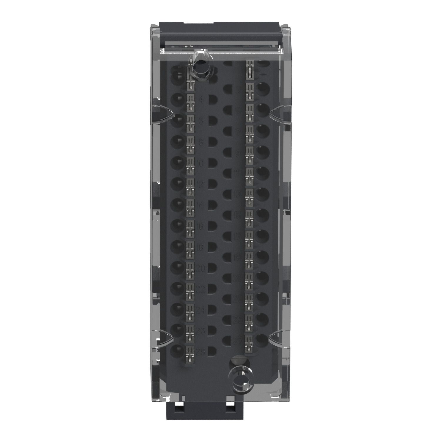 Picture of terminal block, Modicon X80, 28-pin removable spring, 1 x 0.34..1mm2