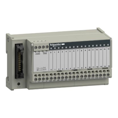 Picture of passive connection sub-base ABE7 - 16 inputs or outputs - Led