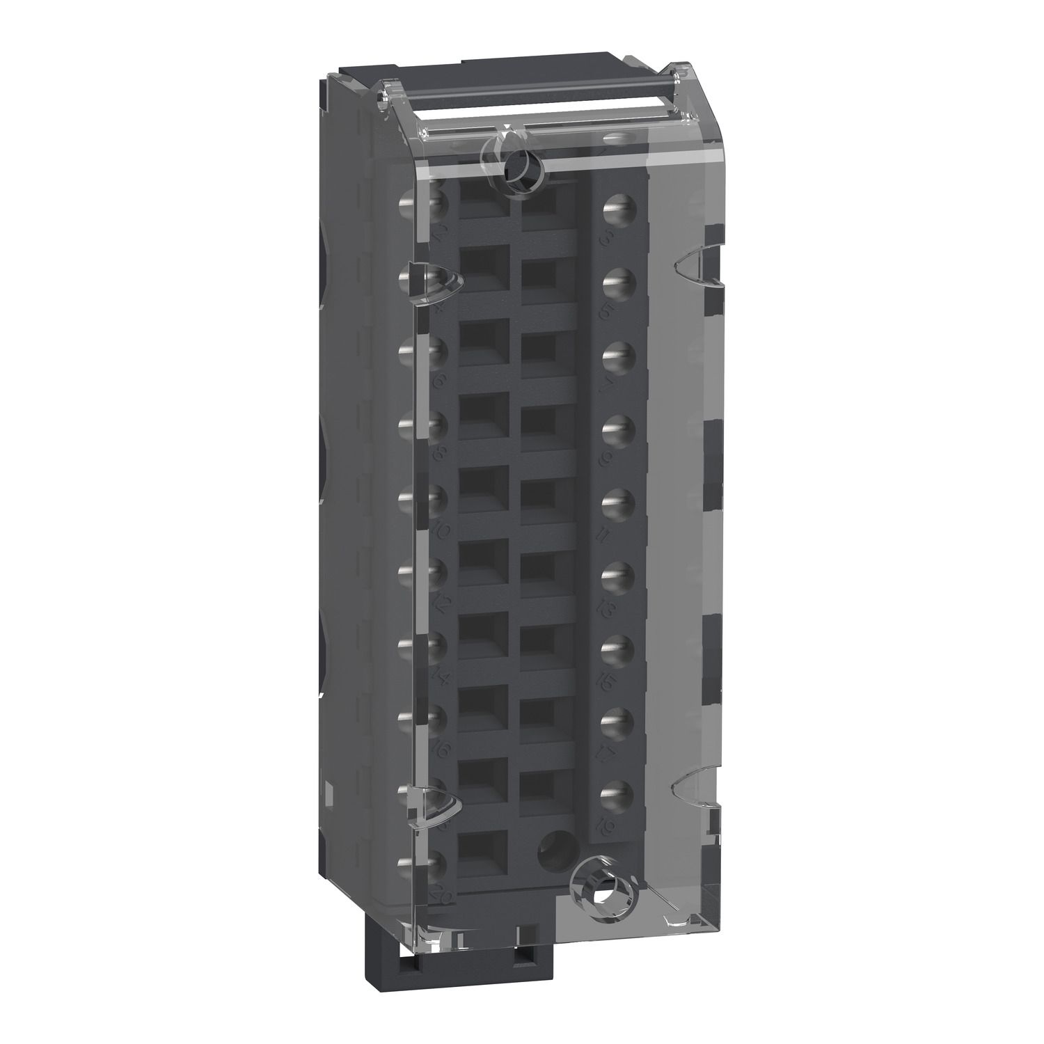 Picture of terminal block, Modicon X80, 20-pin removable caged, 1 x 0.34..1mm2