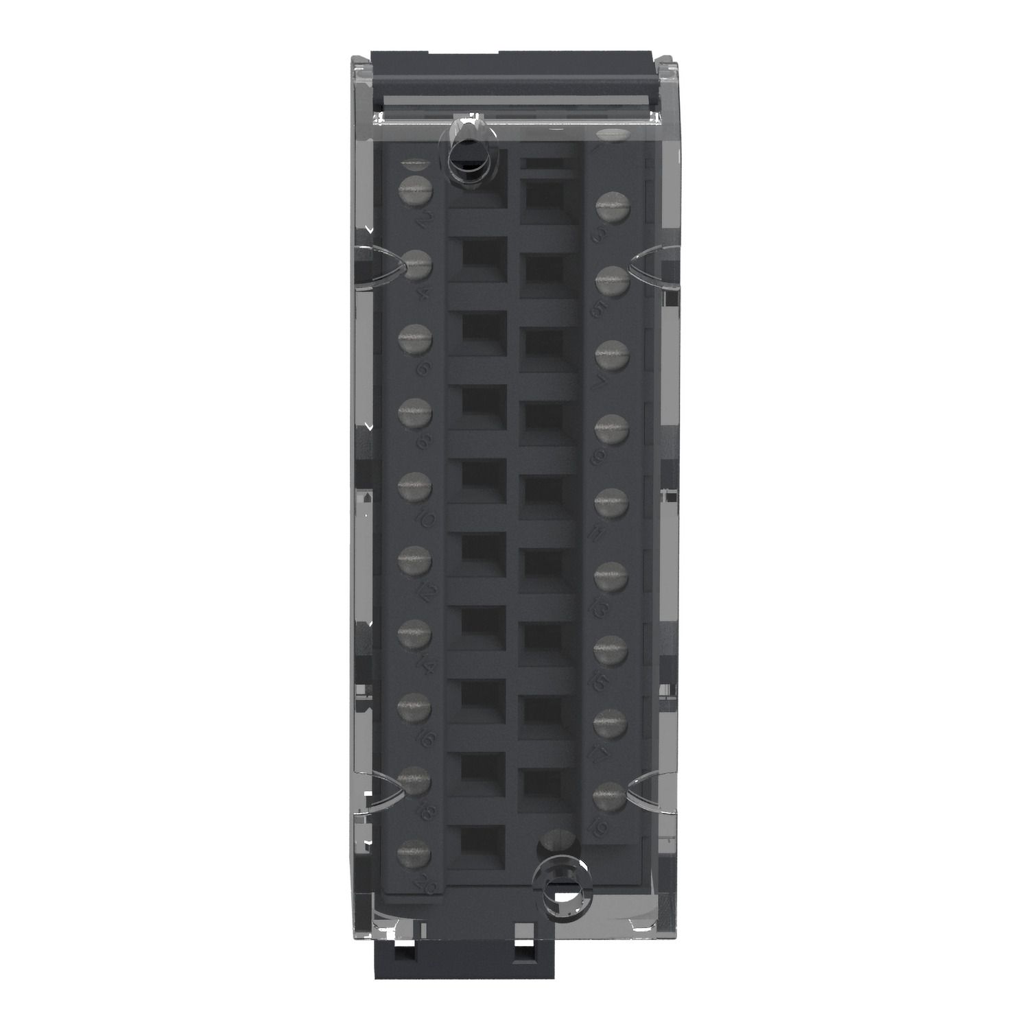 Picture of terminal block, Modicon X80, 20-pin removable caged, 1 x 0.34..1mm2