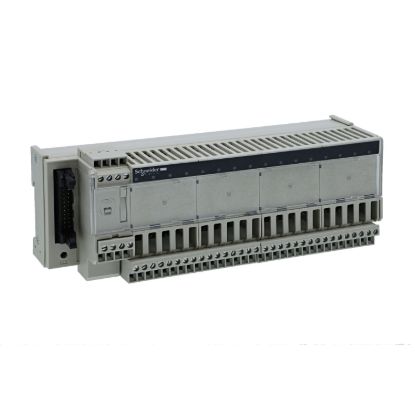 Picture of sub-base - soldered solid state output relay ABE7 - 16 inputs - 24 V DC