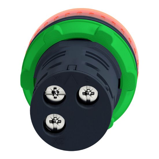 Picture of Annunciator, Harmony XB5, Illuminated buzzer, plastic, red, 22mm, continuous or intermittent tone, 24V AC DC