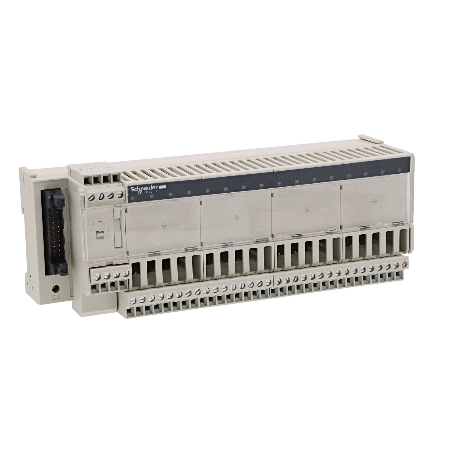 Picture of sub-base - soldered solid state output relay ABE7 - 16 inputs - 48 V DC