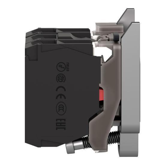 Picture of Light block with body fixing collar, Harmony XB4, metal, for BA9s bulb, lt 250V, 1NO+1NC