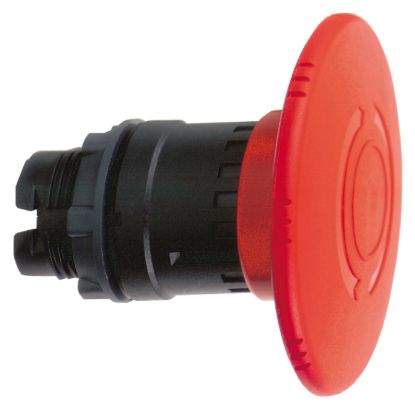 Picture of red Ø60 Emergency switching off pushbutton head Ø22 latching turn release