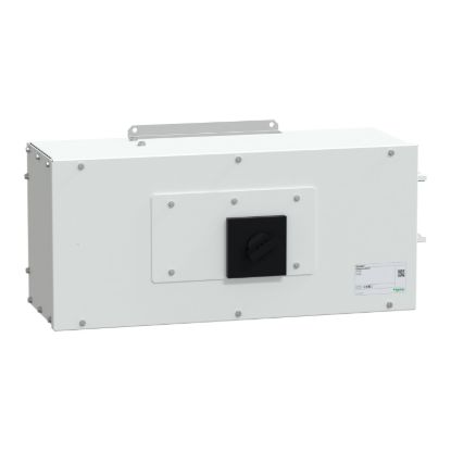 Picture of End feed unit, Canalis KSA250, aluminium, 100/160/250A, left mounting, for line protection, 3L+PEN, white RAL9001