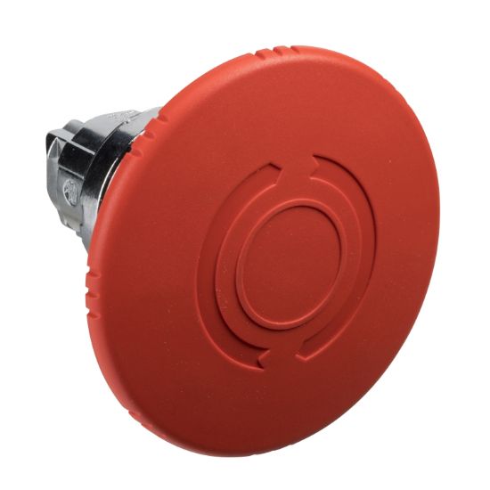 Picture of red Ø60 Emergency switching off pushbutton head Ø22 latching turn release
