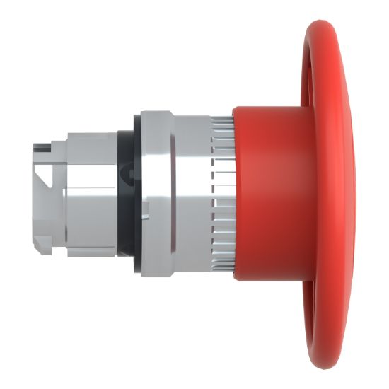 Picture of Emergency stop head, Harmony XB4, switching off, metal, red mushroom 60mm, 22mm, trigger latching turn to release