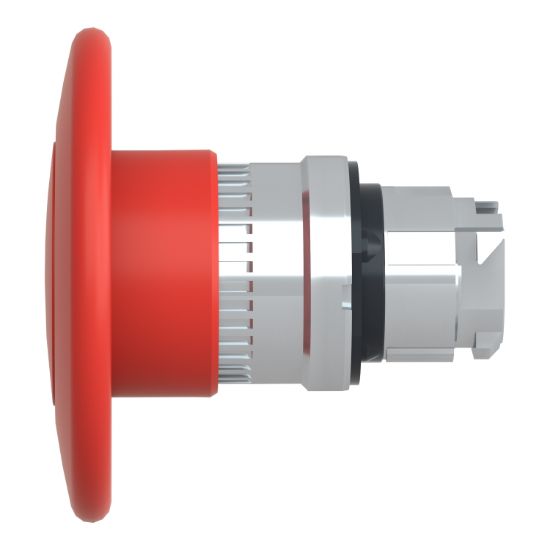 Picture of Emergency stop head, Harmony XB4, switching off, metal, red mushroom 60mm, 22mm, trigger latching turn to release