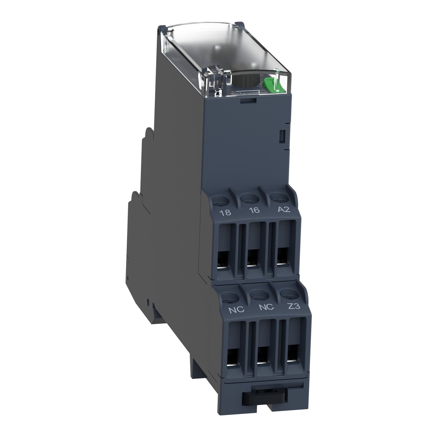 Picture of multifunction relay, Harmony Timer Relays, 8A, 1 CO, 0.05sâ€¦300h, asymmetrical flashing, 24...240V AC DC