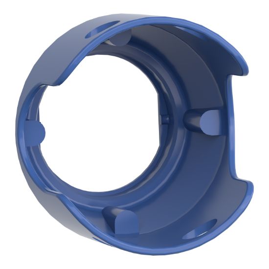 Picture of Padlockable guard for mushroom head 40mm, Harmony XB4, metal, blue