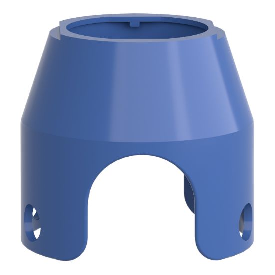 Picture of Padlockable guard for mushroom head 40mm, Harmony XB4, metal, blue