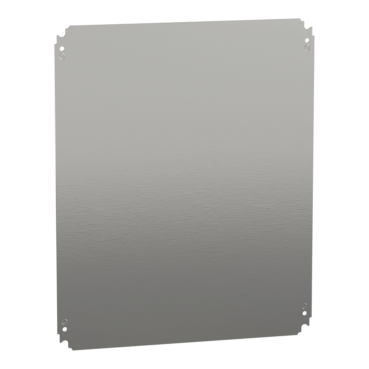 Picture of Plain mounting plate H500xW600mm made of galvanised sheet steel