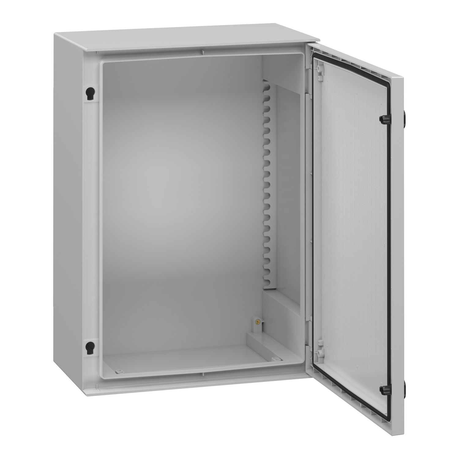 Picture of Wall mounted polyester enclosure, Thalassa, Thalassa PLM, plain door, 747x536x300mm, IP66, IK10, RAL 7035