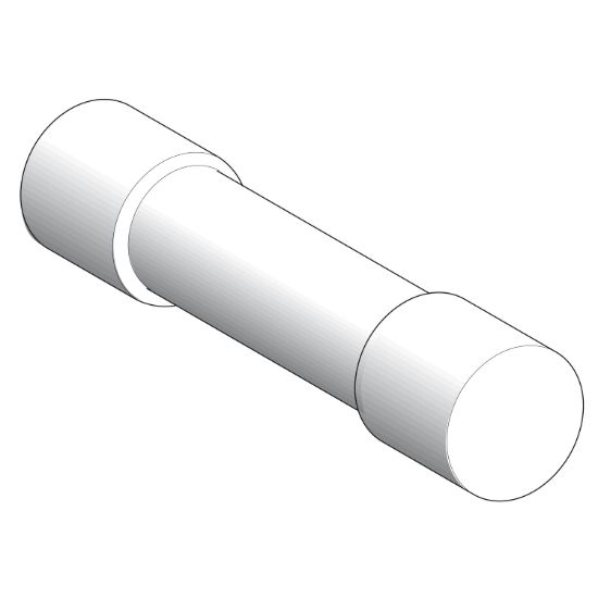 Picture of Photoelectric sensors XU, fuse cartridge 5 x 20, fast blow 0.8 A, without indication