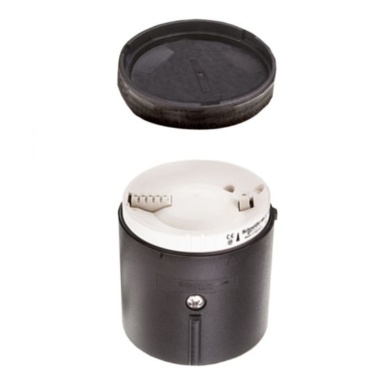 Picture of Base unit with cover, Harmony XVB, side cable entry, plastic, black, 70mm, AS-Interface connection