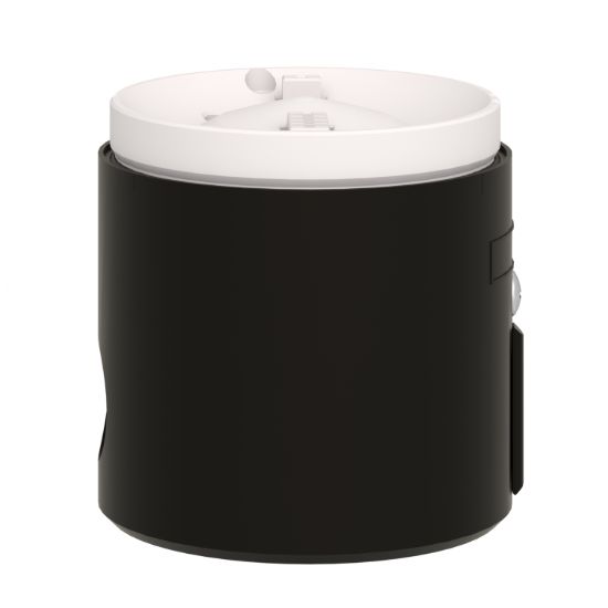 Picture of Base unit for modular tower lights, Harmony XVB, plastic, black, 70mm, bottom or side cable entry