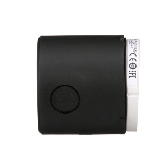 Picture of Base unit and cover for modular tower lights, Harmony XVB, plastic, black, 70mm, bottom entry, side cable entry