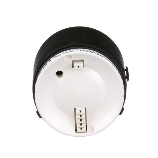 Picture of Base unit and cover for modular tower lights, Harmony XVB, plastic, black, 70mm, bottom entry, side cable entry