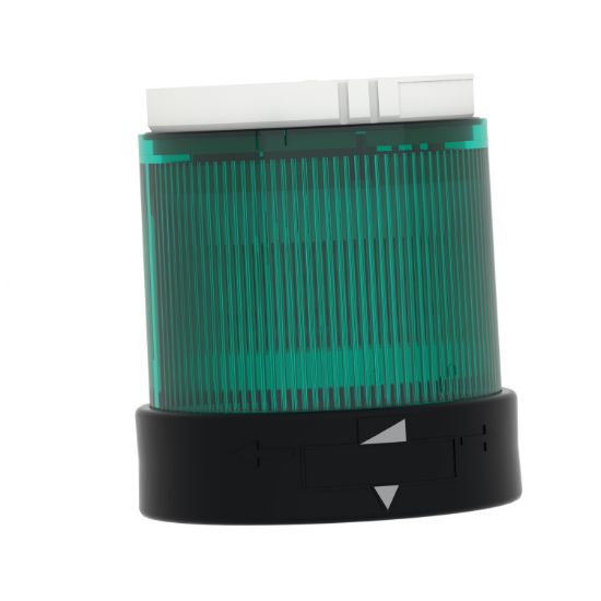 Picture of Indicator bank, Harmony XVB, illuminated unit, plastic, green, 70mm, steady, integral LED, 230V AC