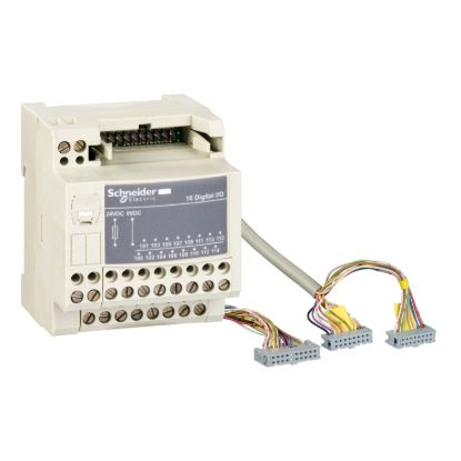 Picture of passive connection sub-base ABE7 - 16 inputs or outputs - Siemens S7 cable 1.5m
