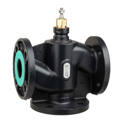 Picture of Venta V311 Globe Valve, 3-Way, PN16, Flanged, DN50, 38 Kvs, Nodular Iron Body & Seat, Brass plug.