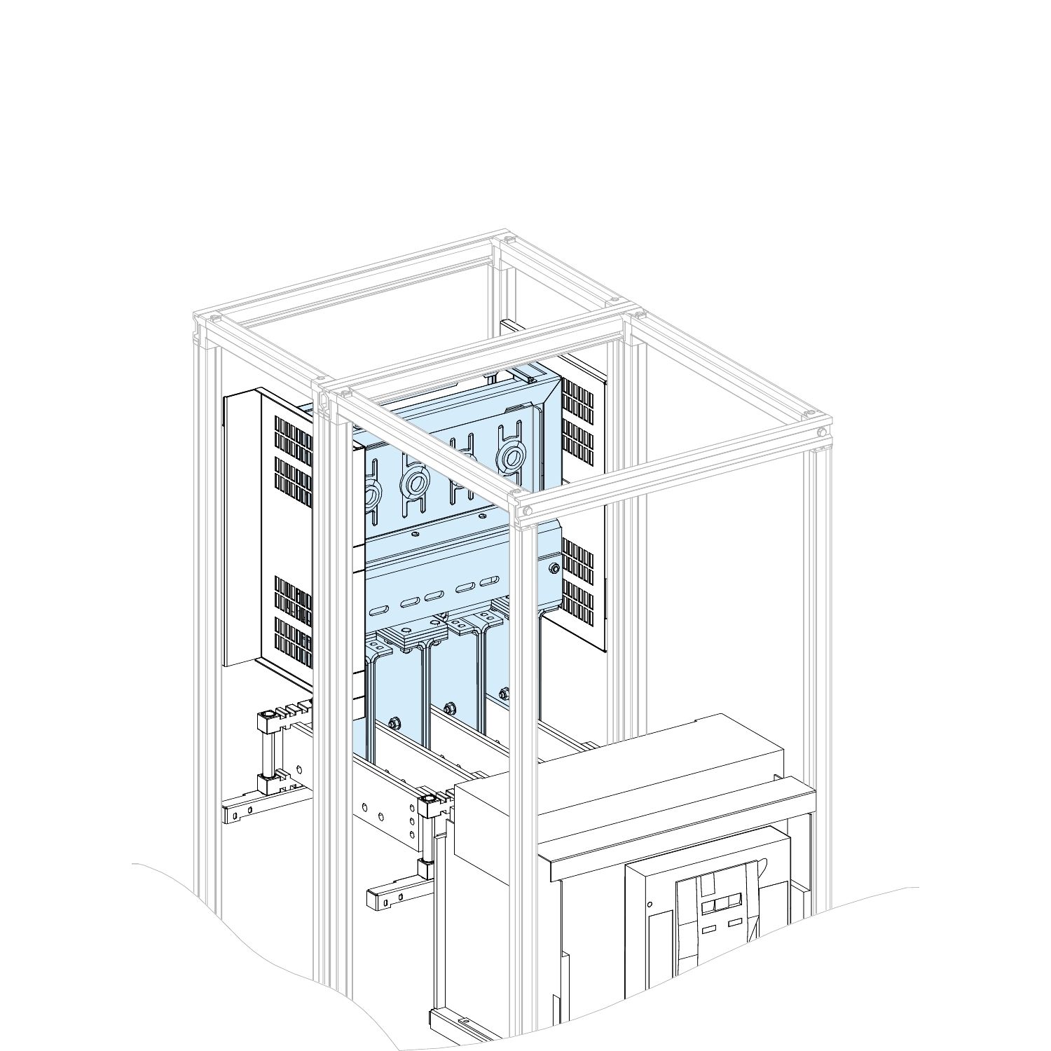 Picture of Interfaces for Masterpact NW20/25 - OKKEN LV switchboard - 3L rear