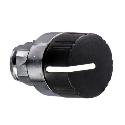 Picture of Head for selector switch, Harmony XB4, black 22mm 3 position stay put