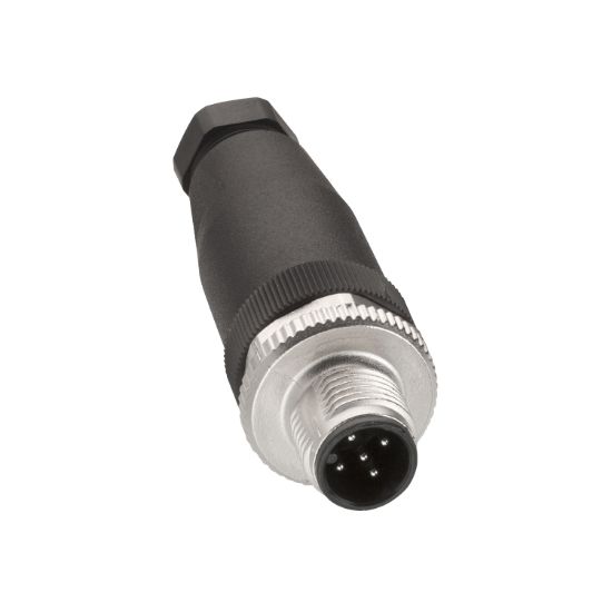Picture of Male, M12, 5 pin, straight connector, cable gland Pg 7