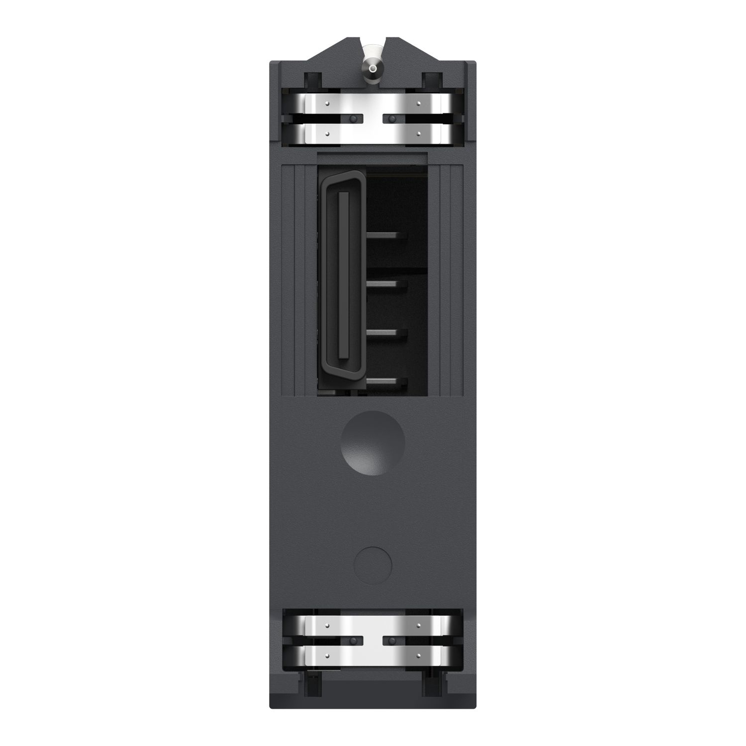 Picture of discrete input module, Modicon X80, 16 inputs, 24V DC positive, for severe environments