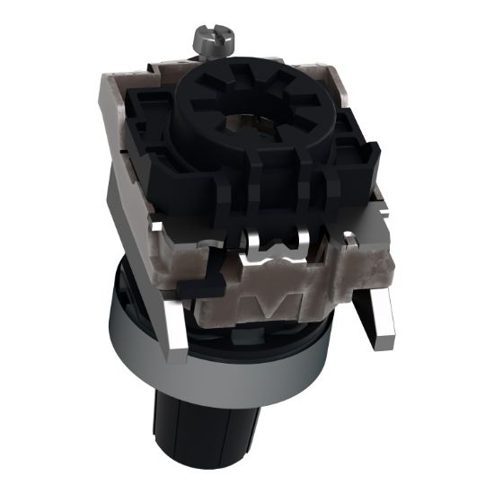 Picture of Potentiometer head, Harmony XB4, metal,black, 22mm, for use with 6mm shaft