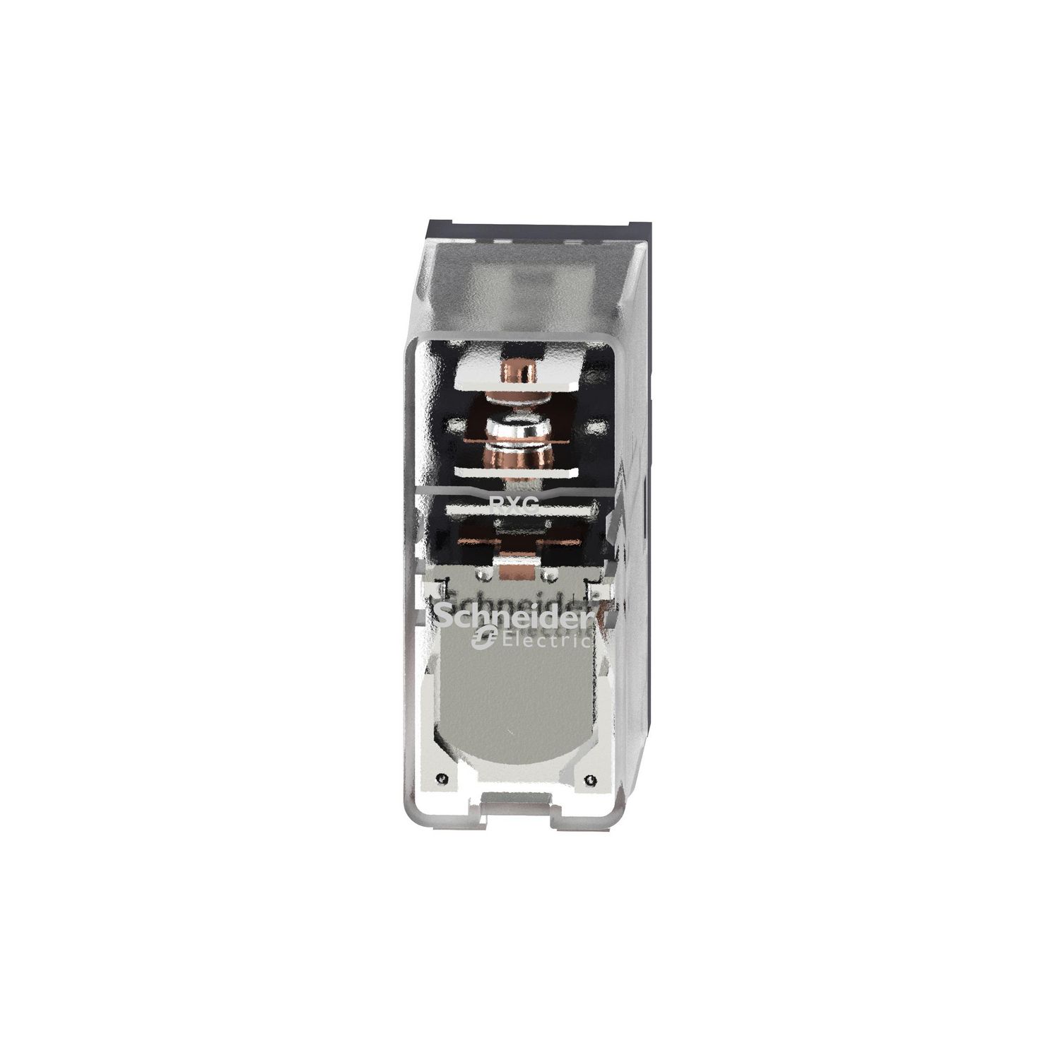 Picture of interface plug in relay, Harmony Electromechanical Relays, 10A, 1CO, clear cover, 24V DC