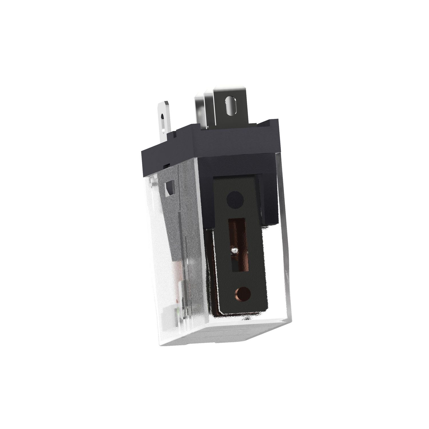 Picture of interface plug in relay, Harmony Electromechanical Relays, 10A, 1CO, clear cover, 24V DC