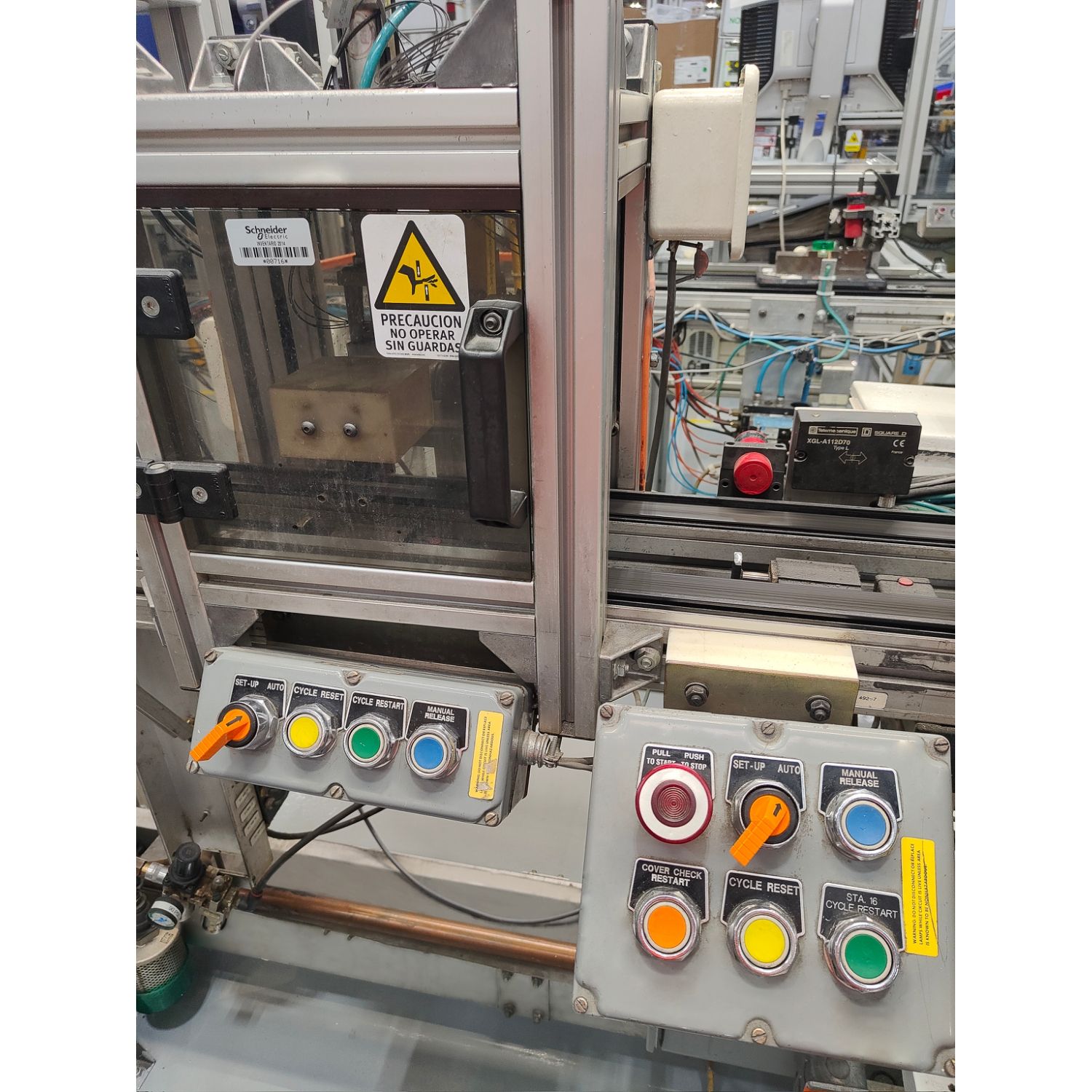 Picture of Head for selector switch, Harmony 9001K, metal, standard handle, black, 30mm, 4 positions, stay put