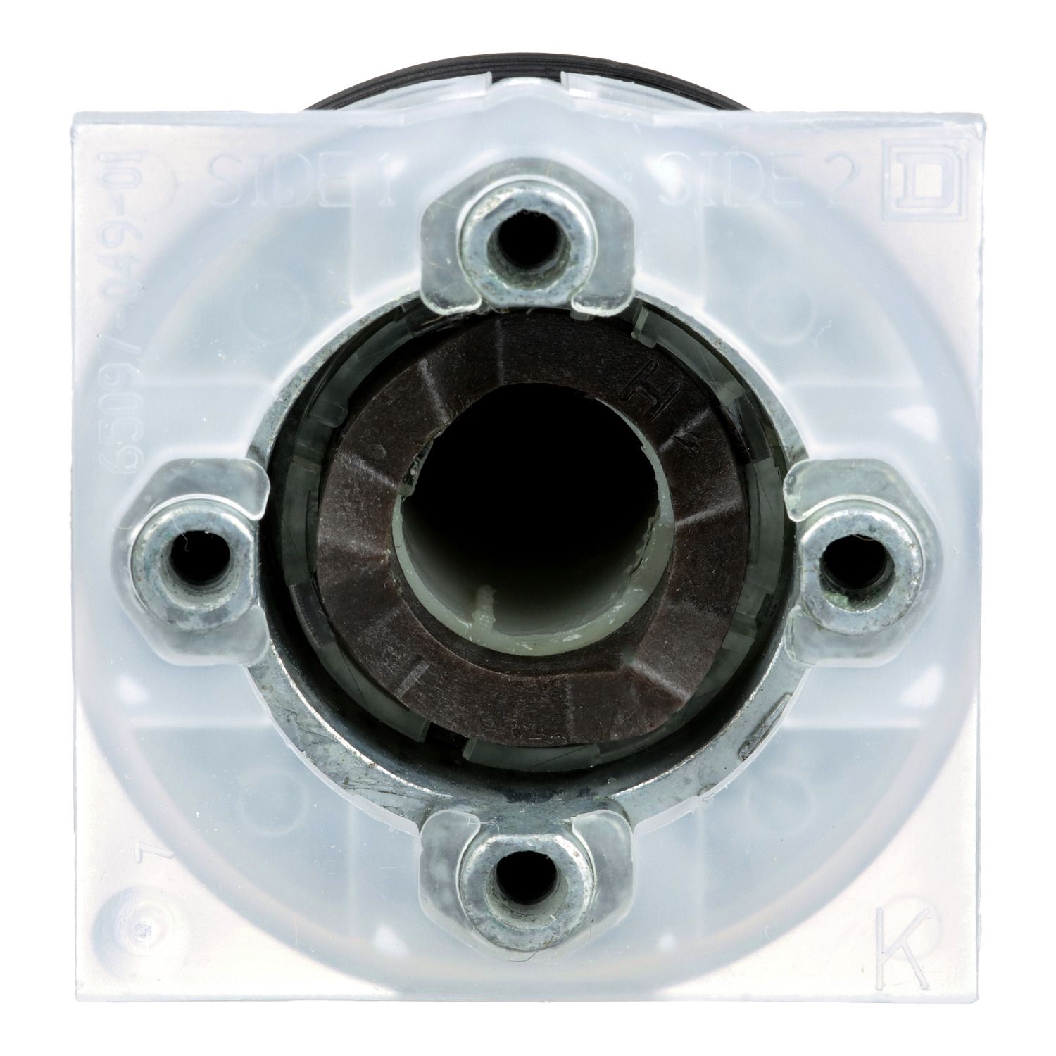 Picture of Head for selector switch, Harmony 9001K, metal, standard handle, black, 30mm, 4 positions, stay put