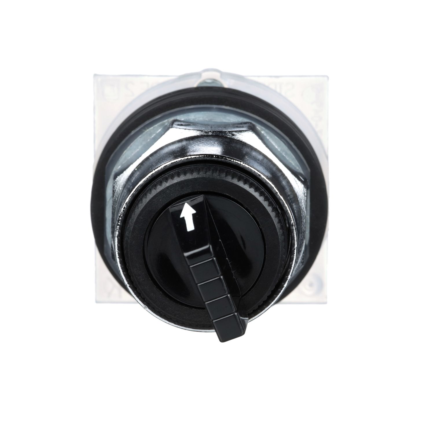 Picture of Head for selector switch, Harmony 9001K, metal, standard handle, black, 30mm, 4 positions, stay put