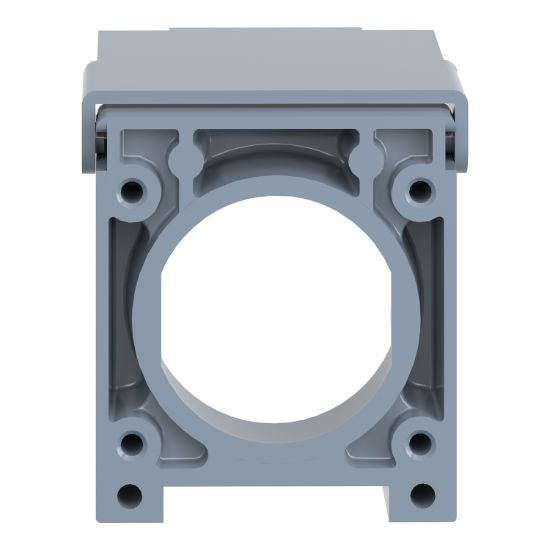 Picture of Padlockable flap, Harmony XB4, for 22mm flush push button, metal, blue