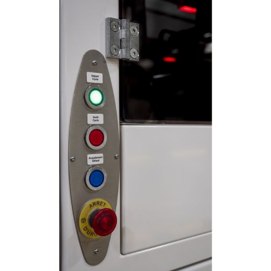 Picture of Round guard for 40mm Emergency stop, Harmony XB4, plastic, yellow, 63.5mm