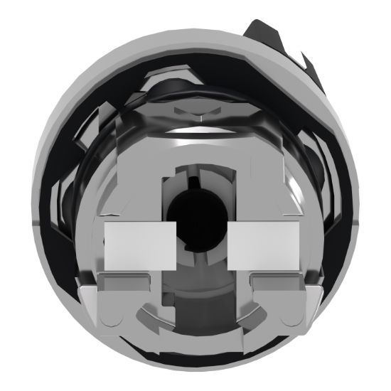 Picture of Selector switch head, Harmony XB4, metal, black, 22mm, 2 positions, stay put