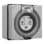 Picture of Surface Socket, Clipsal - 56 Series, IP66, 250V 20A - 3 Round Pins