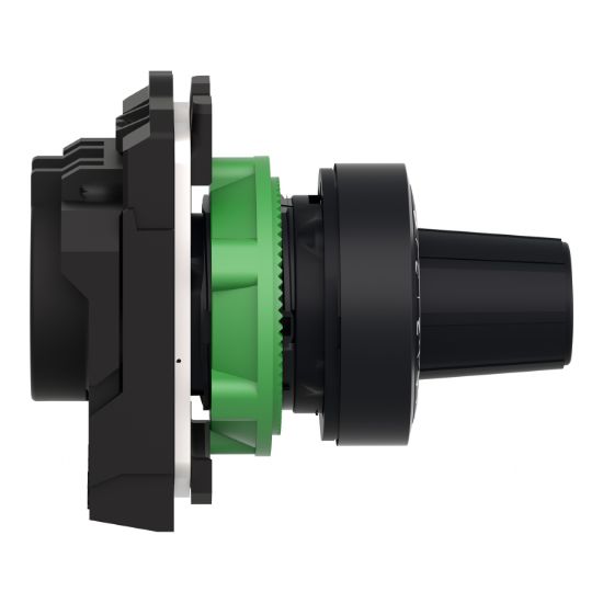Picture of Potentiometer head, Harmony XB5, plastic,black, 22mm, for use with 6mm shaft