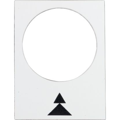 Picture of Marked legend,Harmony XAC,legend, 30x40mm, white, right, slow, fast