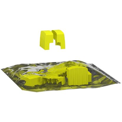 Picture of Set of 10 end caps, Acti9, 4 Poles for Acti9