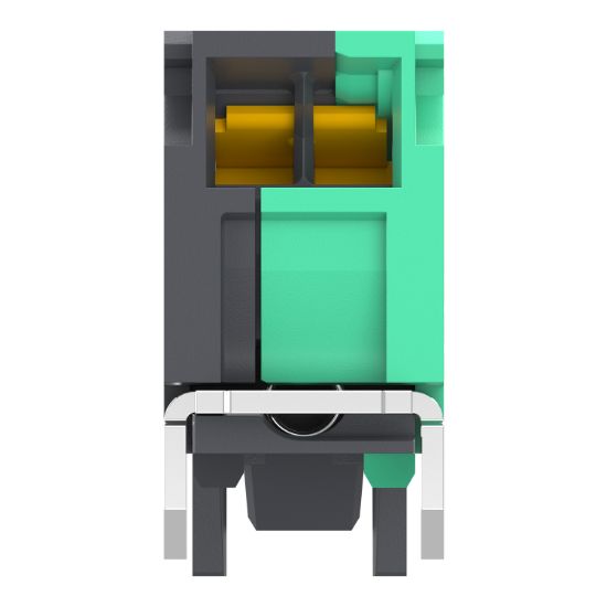 Picture of Single contact block, Harmony XB4, Hamony XB5, silver alloy, compact push in terminals, 1 NO