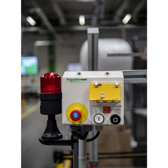 Picture of Light block with body fixing collar, Harmony XB5, plastic, for BA9s bulb, lt 250V