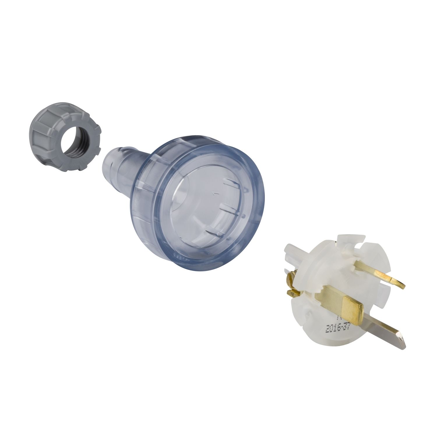 Picture of Plug, Standard Series, Flexible, Straight, 3 PIN, 10A, 250V, Light Duty