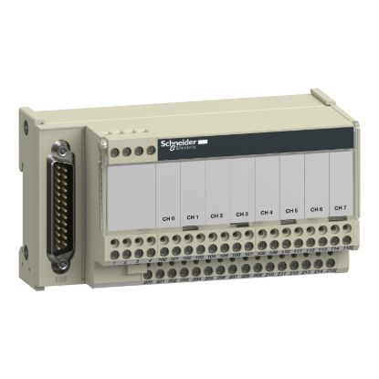 Picture of connection sub-base ABE7 - for passive distribution of 8 channels