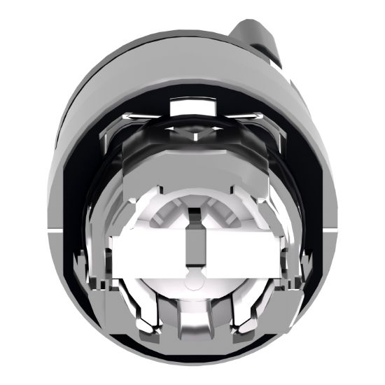 Picture of Head for key selector switch, Harmony XB4, metal, black, 22mm, key 455,3 positions, stay put